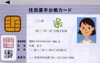 住民基本台帳カード(ご利用できません) の画像