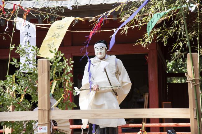 屋形四社神社の神楽