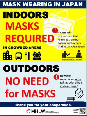 マスクの着用について（英語版）