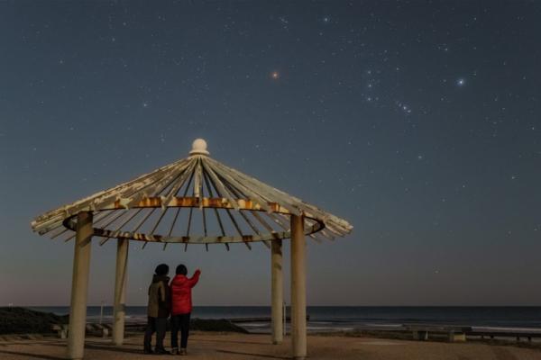 親子で星空観賞