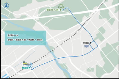横芝光ＩＣルート図