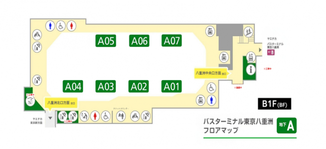 東京駅バス乗り場